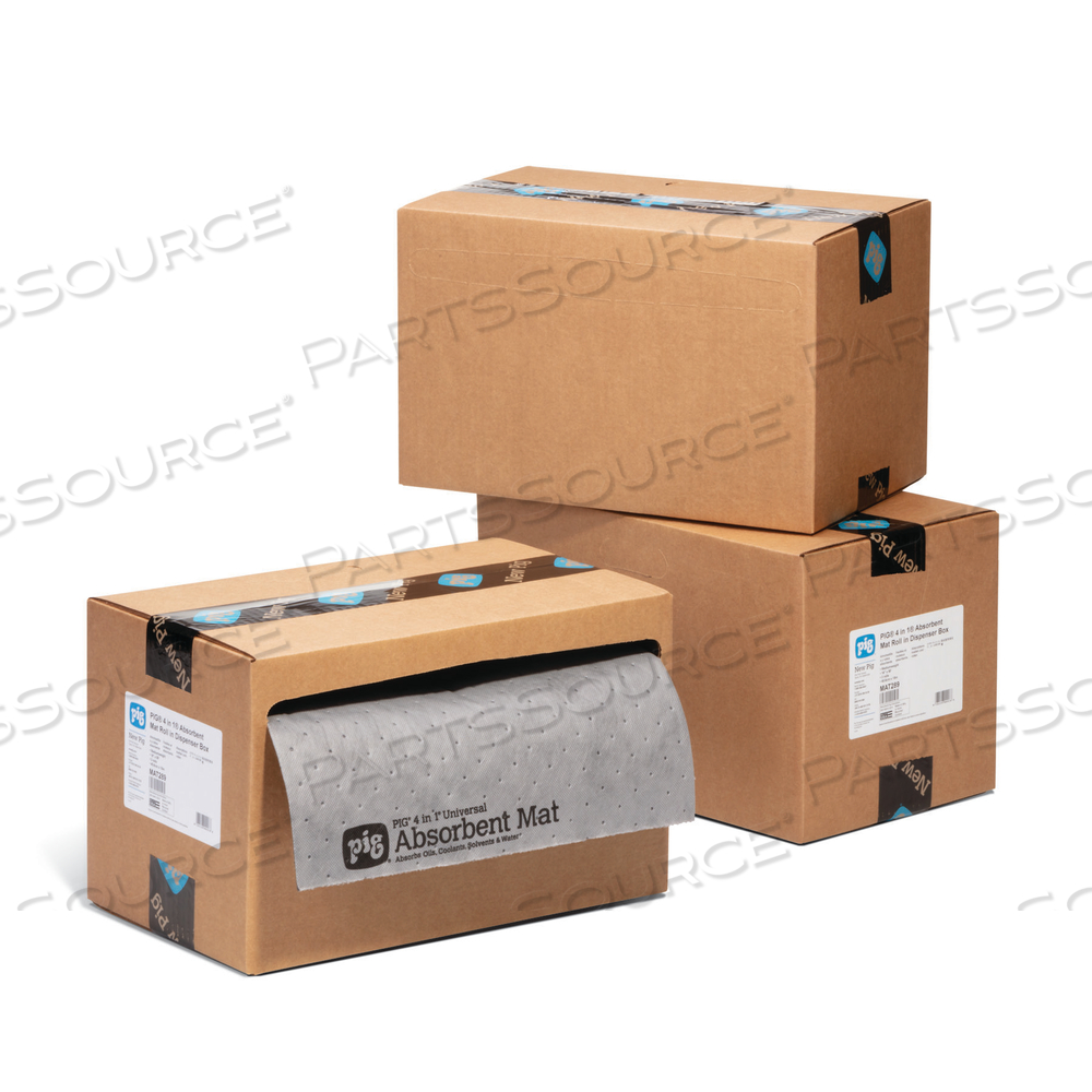 PIG 4 IN 1 ABSORBENT MAT ROLL IN DISPENSER BOX by New Pig Corporation