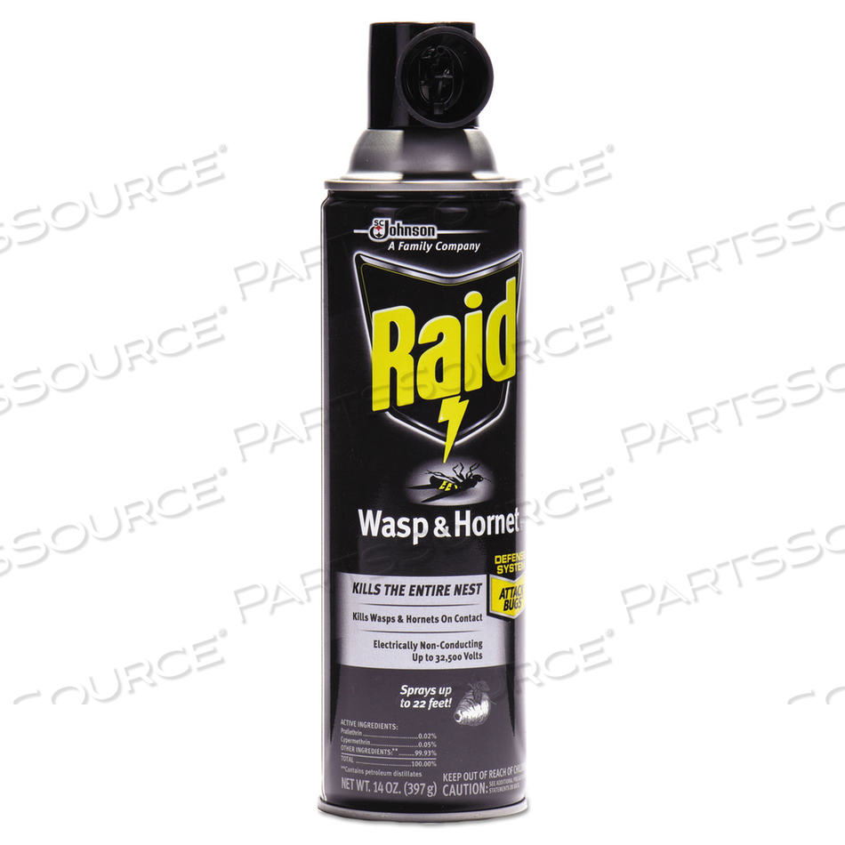 WASP AND HORNET KILLER, 14 OZ AEROSOL SPRAY 