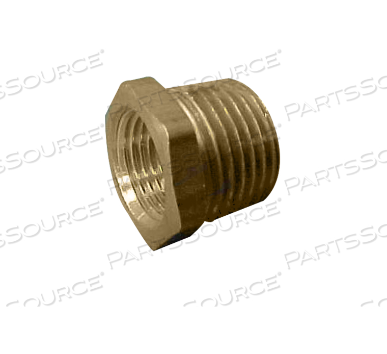 REDUCER BUSHING, BRASS, 3/4 IN X 1/2 IN NPT by STERIS Corporation REDUCER BUSHING, BRASS, 3/4 IN X 1/2 IN NPT by STERIS Corporation