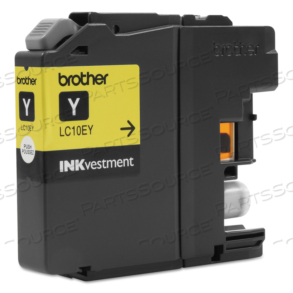 LC10EY INKVESTMENT SUPER HIGH-YIELD INK, 1,200 PAGE-YIELD, YELLOW by Brother
