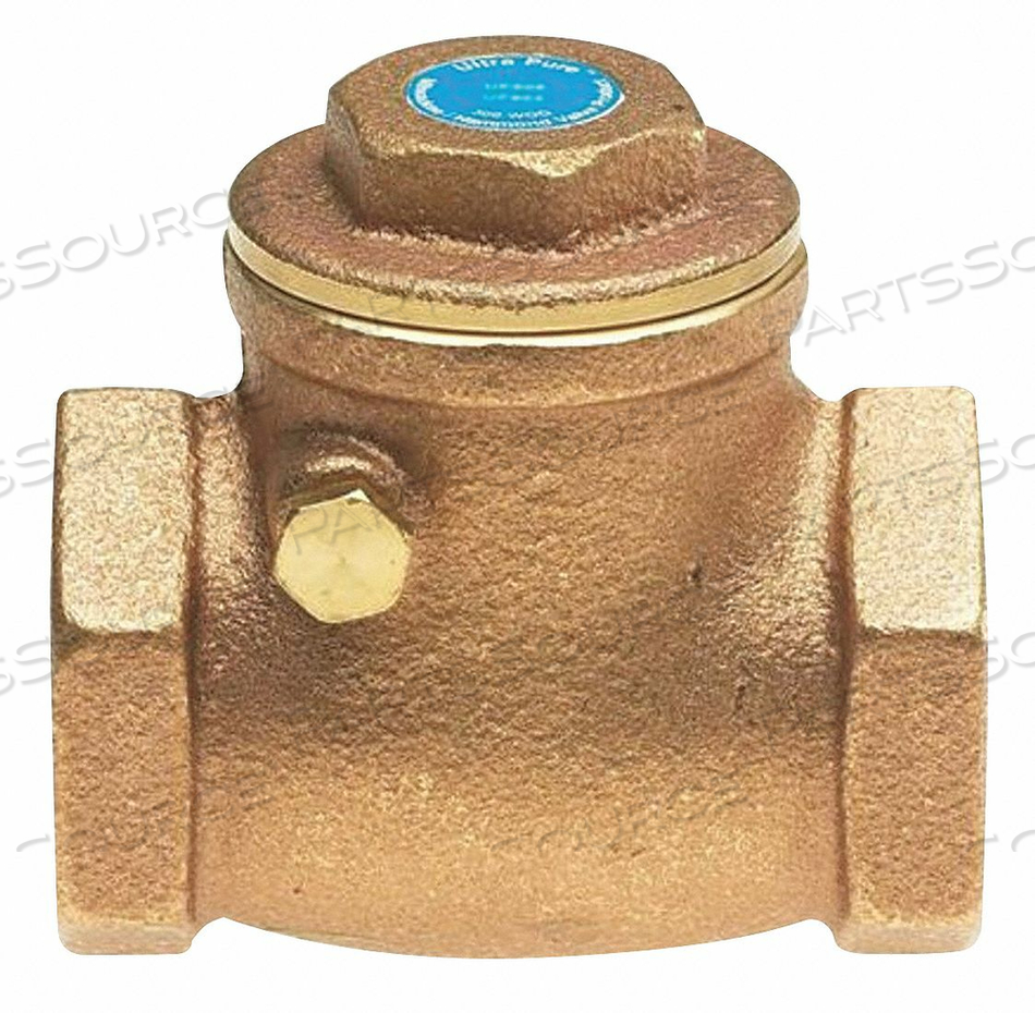 SWING CHECK VALVE BRASS 3/4 FNPT by Milwaukee Valve