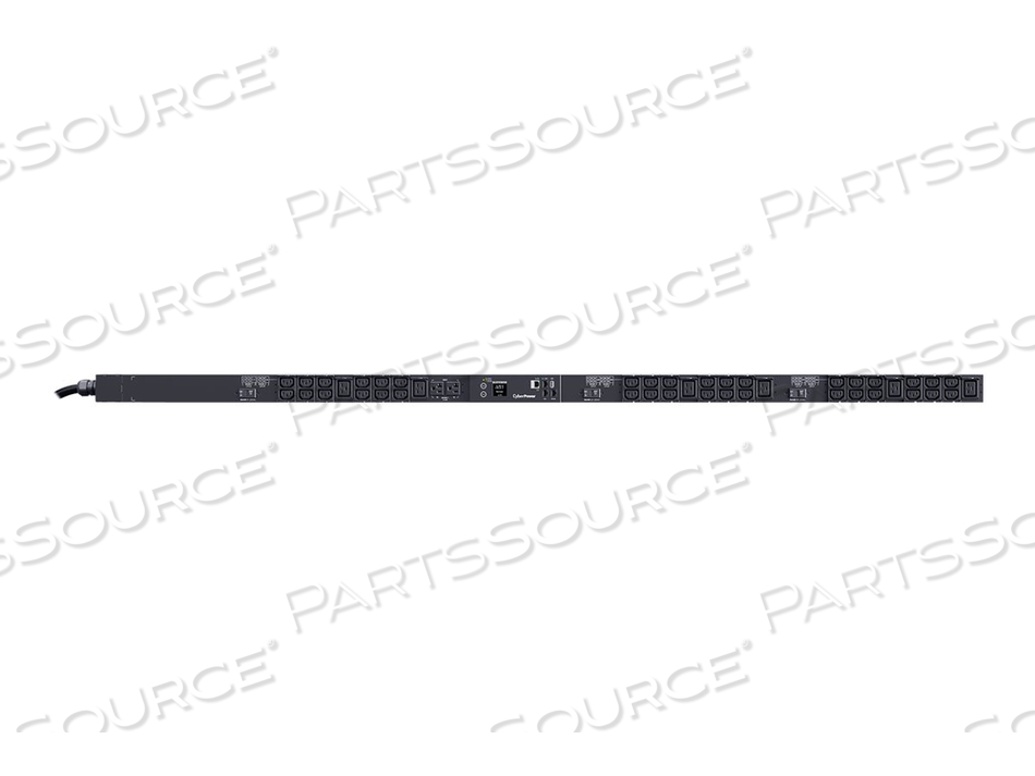 MONITORED SERIES PDU33105, POWER DISTRIBUTION UNIT (RACK-MOUNTABLE), AC 208 V, 3-PHASE, ETHERNET, SERIAL, INPUT: NEMA L21-30P, OUTPUT CONNEC by CyberPower MONITORED SERIES PDU33105, POWER DISTRIBUTION UNIT (RACK-MOUNTABLE), AC 208 V, 3-PHASE, ETHERNET, SERIAL, INPUT: NEMA L21-30P, OUTPUT CONNEC by CyberPower