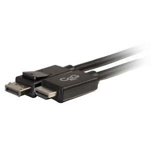 ADAPTER CABLE, 6.5 MM, 30 AWG CABLE, PVC, BLACK, DISPLAYPORT MALE, HDMI MALE, 5 CONDUCTORS, 30 V, 0 TO 50 DEG C, MEETS CE by Legrand AV (C2G) ADAPTER CABLE, 6.5 MM, 30 AWG CABLE, PVC, BLACK, DISPLAYPORT MALE, HDMI MALE, 5 CONDUCTORS, 30 V, 0 TO 50 DEG C, MEETS CE by Legrand AV (C2G)