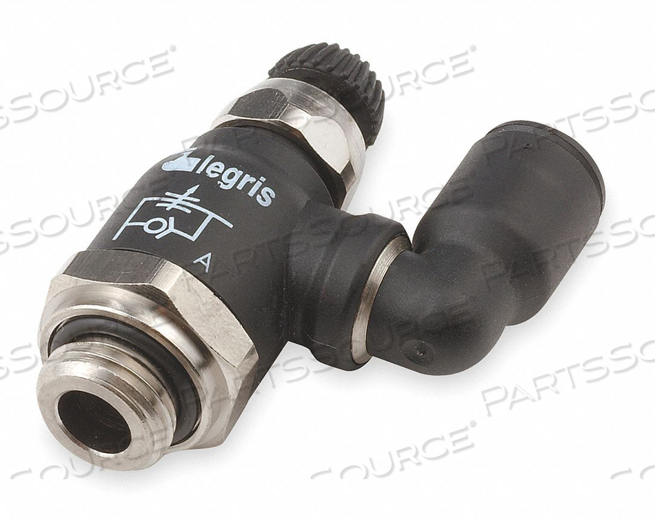 FLOW CONTROL VALVE 8MM PTC 3/8 BSPP by Legris FLOW CONTROL VALVE 8MM PTC 3/8 BSPP by Legris