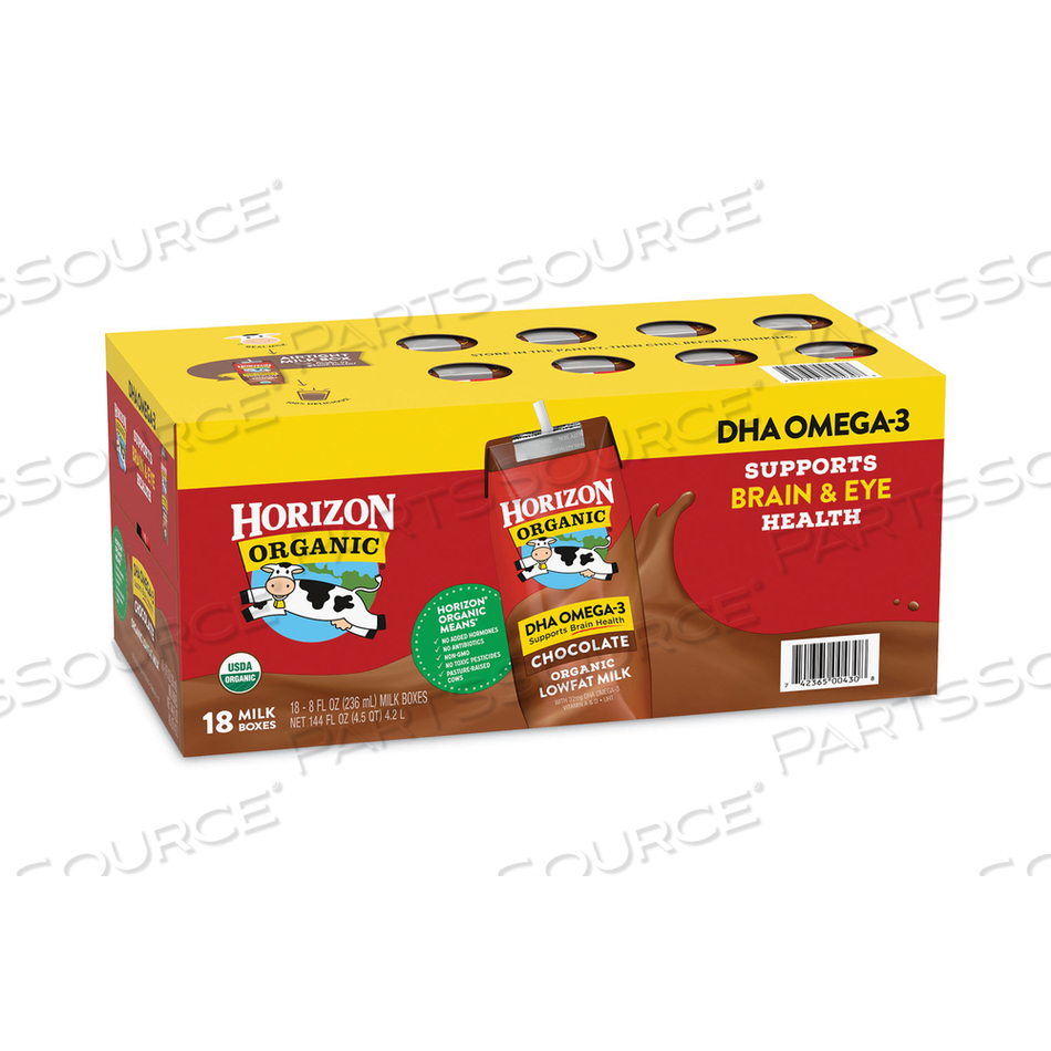 LOW FAT MILK, CHOCOLATE, 8 OZ, 18/CARTON 