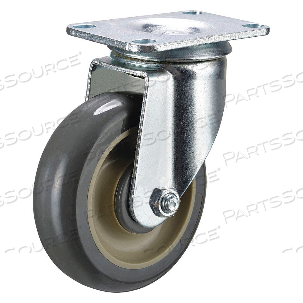 DEBRIS-RESISTANT STANDARD PLATE CASTER, 3 1/2 IN WHEEL DIA., 250 LB, SWIVEL CASTER by Approved Vendor DEBRIS-RESISTANT STANDARD PLATE CASTER, 3 1/2 IN WHEEL DIA., 250 LB, SWIVEL CASTER by Approved Vendor