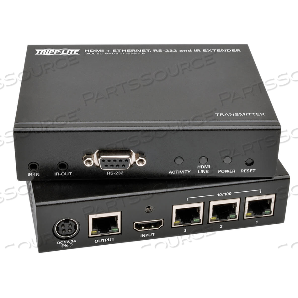 HDBASET HDMI OVER CAT5/6/6A EXTENDER KIT ETHERNET/SERIAL/IR 100M by Tripp Lite HDBASET HDMI OVER CAT5/6/6A EXTENDER KIT ETHERNET/SERIAL/IR 100M by Tripp Lite
