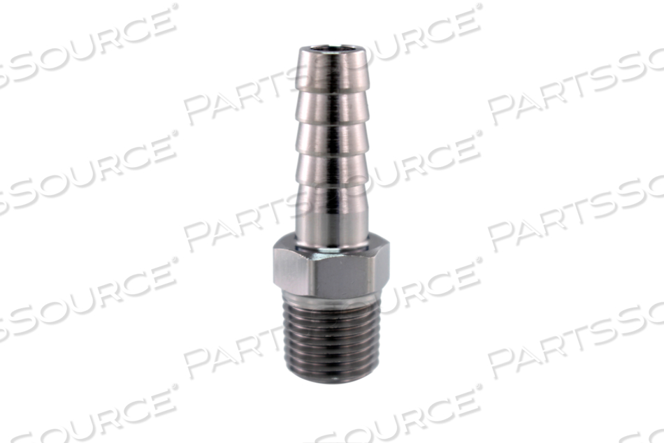 FITTING, 1/8 IN X 1/4 IN CONNECTION, MNPT X HOSE BARB CONNECTION by Bay Corporation