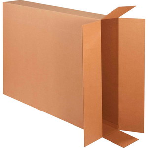 SIDE LOADING CARDBOARD CORRUGATED BOXES 40" X 8" X 50" 275#/ECT-44 by Box Packaging Inc