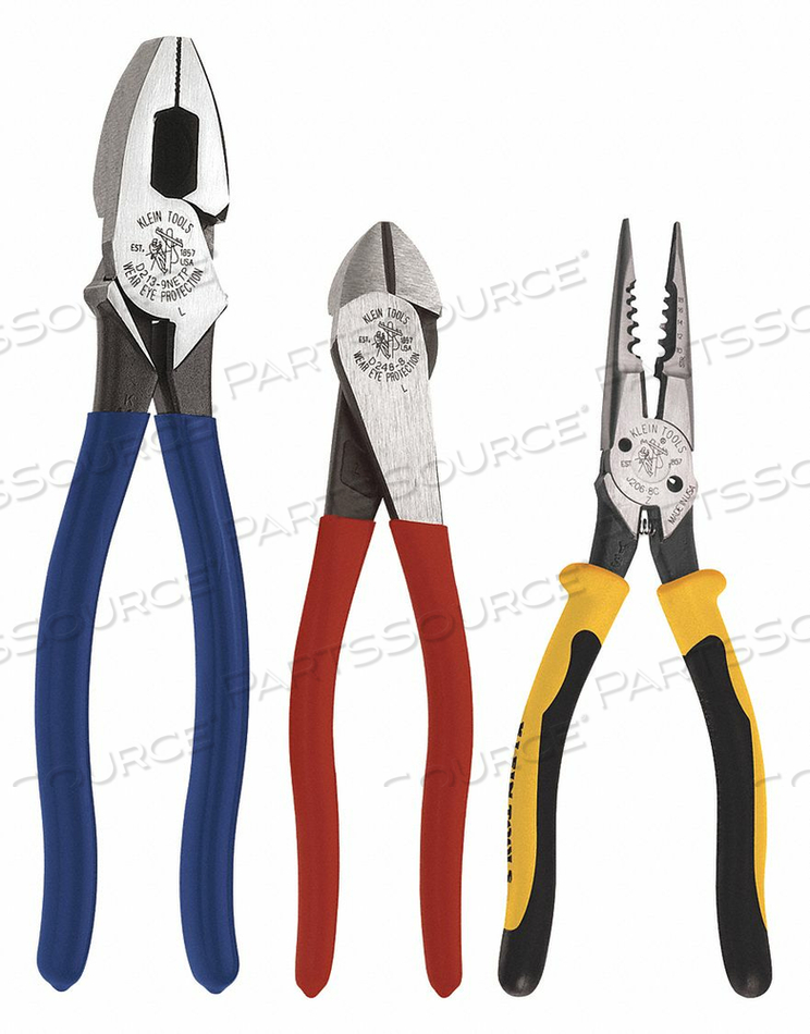 PLIER SET DIPPED 3 PCS by Klein Tools
