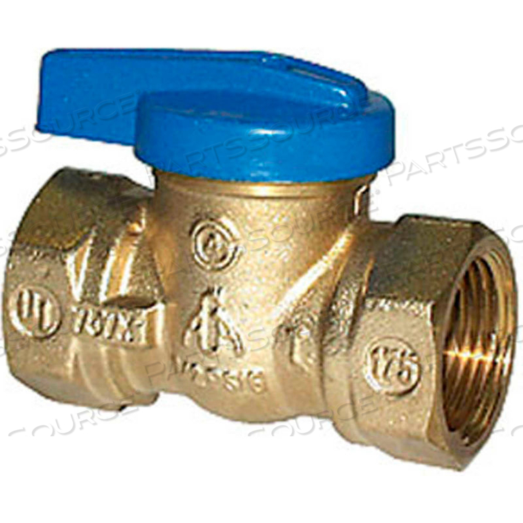 1/2" T-3000 ONE-PIECE FORGED BRASS GAS BALL VALVE 