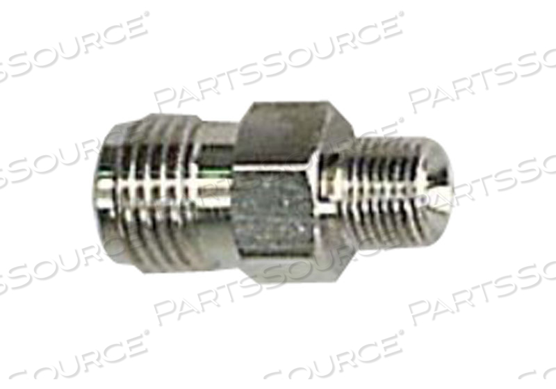 ADAPTER, DISS MALE X 1/8 IN MNPT, NICKEL PLATED, OXYGEN by Precision Medical, Inc. ADAPTER, DISS MALE X 1/8 IN MNPT, NICKEL PLATED, OXYGEN by Precision Medical, Inc.