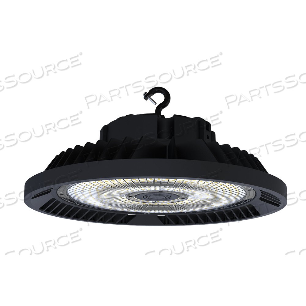 LED UFO HIGH BAY LIGHT ADJUSTABLE WATT, 180/200/250W, 150LM/W, 5000K, 100-277V, 8 FOOT CORD by LEDone