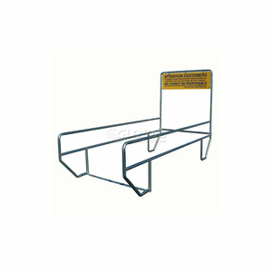 DOUBLE OUTDOOR SHOPPING CART CORRAL WITHOUT DIVIDER 12'L X 60"W by Versacart Systems, Inc.