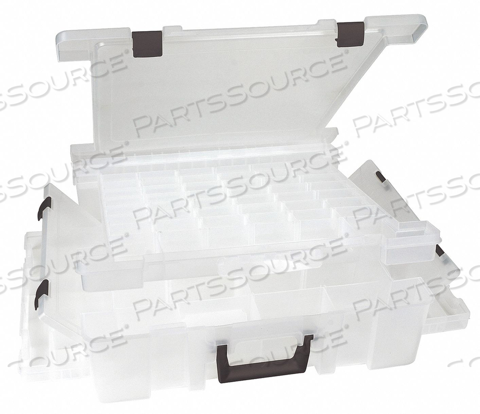 ADJUSTABLE COMPARTMENT BOX CLEAR by Flambeau, Inc.