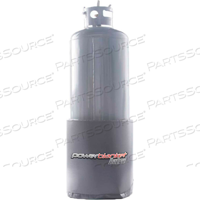 LITE INSULATED GAS CYLINDER HEATER, 90F FIXED TEMP, USED W/ 100 LB. TANKS by Powerblanket