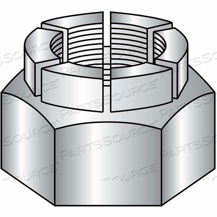 1/2-13 FLEX TYPE HEX LOCK NUT FULL HEIGHT LIGHT CADMIUM AND WAX, PKG OF 100 by Kanebridge Corporation