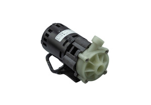 MAGNETIC DRIVE PUMP, POLYPROPYLENE HOUSING/IMPELLER, CERAMIC SHAFT, 50 PSI INTERNAL, 1/2 IN FPT INLET X 3/8 IN FPT OUTLET, 8.5/7.9 GPM FLOW by Seabrook