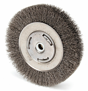 CRIMPED WIRE WHEEL BRUSH ARBOR 6 IN. by Weiler