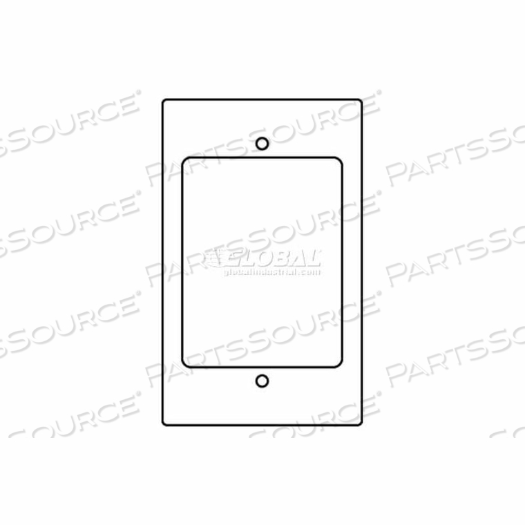 RFB119-AB FLOOR BOX 1-GANG WITH (1) 2A SIZE BEZEL-COMMUNICATION DEVICE PLATE 