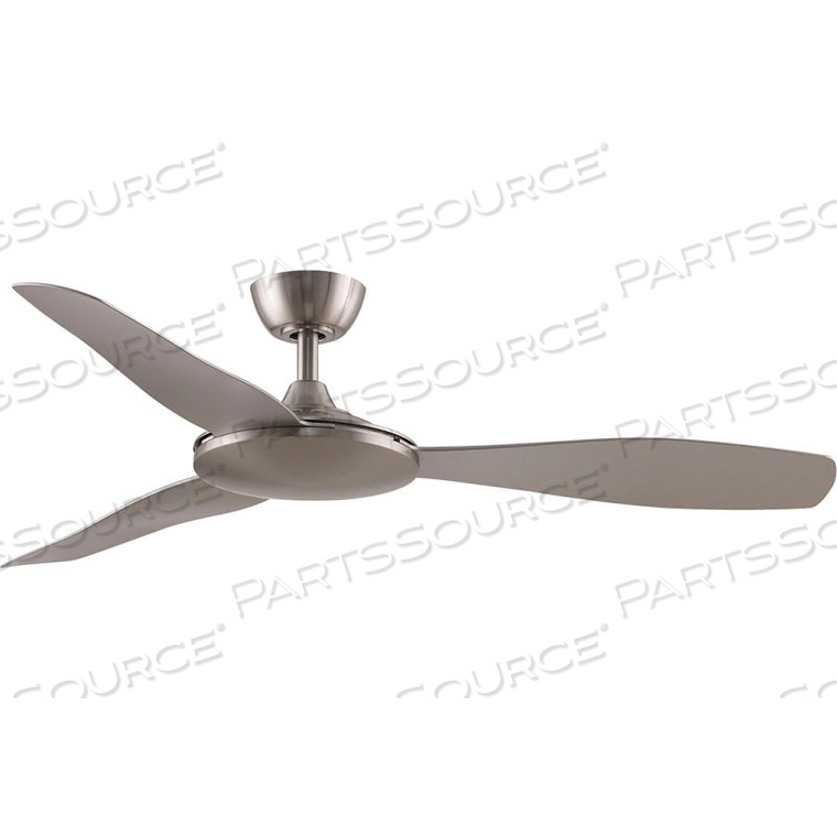 GLIDEAIRE - 52" - BRUSHED NICKEL WITH BRUSHED NICKEL BLADES 