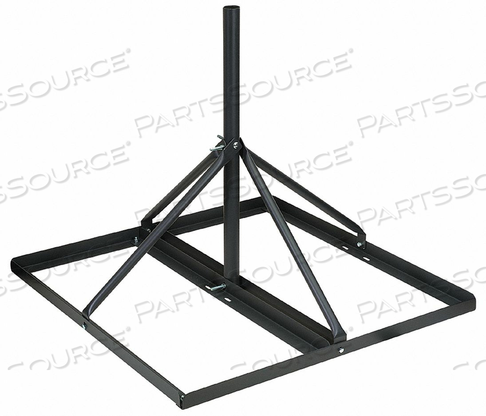 NON-PENTRATING ROOF MOUNT - 1.25" OD AND 60" LONG - GRAY by Video Mount Products NON-PENTRATING ROOF MOUNT - 1.25" OD AND 60" LONG - GRAY by Video Mount Products