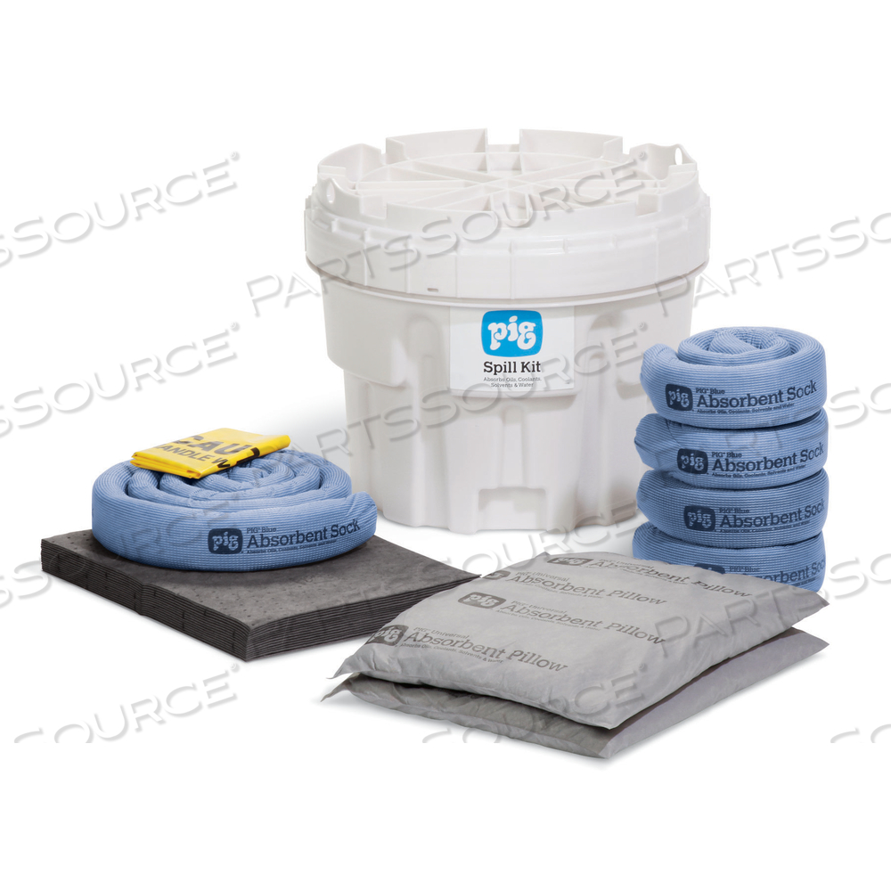 PIG SPILL KIT IN 20-GALLON OVERPACK SALVAGE DRUM by New Pig Corporation
