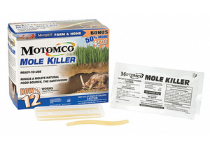 WORM SHAPED MOLE BAIT PK12 by Motomco