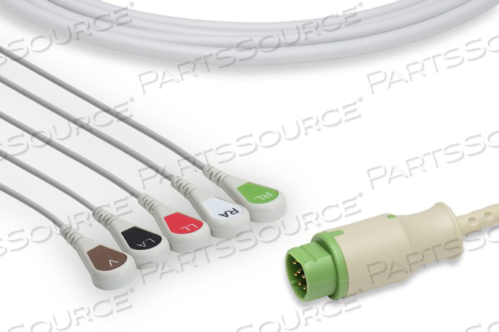 SIEMENS COMPATIBLE DIRECT-CONNECT ECG CABLE 