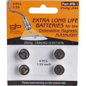 BATTERY 1.5 VOLT, LR44PK /4 by AllPoints Foodservice BATTERY 1.5 VOLT, LR44PK /4 by AllPoints Foodservice