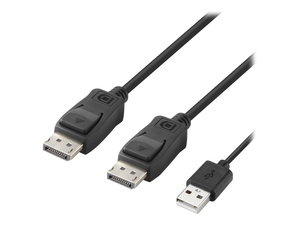 SECURE MODULAR DP DUAL HEAD CONSOLE CABLE, VIDEO CABLE, TAA COMPLIANT, DISPLAYPORT (M), 3 FT, 4K SUPPORT, ACTIVE by Belkin SECURE MODULAR DP DUAL HEAD CONSOLE CABLE, VIDEO CABLE, TAA COMPLIANT, DISPLAYPORT (M), 3 FT, 4K SUPPORT, ACTIVE by Belkin