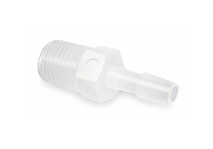 ADAPTER THREAD TO BARB POLY 1/4 IN PK10 by Eldon James Corporation