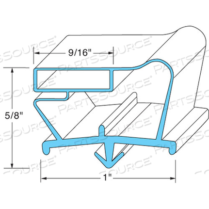 DOOR GASKET23-1/8" X 62-3/4" DOOR GASKET23-1/8" X 62-3/4"