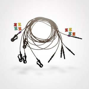 36IN RADIOTRANSLUCENT CHEST LEAD ELECTRODE CABLE KIT WITH IEC2 GRABBERS by Siemens Medical Solutions 36IN RADIOTRANSLUCENT CHEST LEAD ELECTRODE CABLE KIT WITH IEC2 GRABBERS by Siemens Medical Solutions