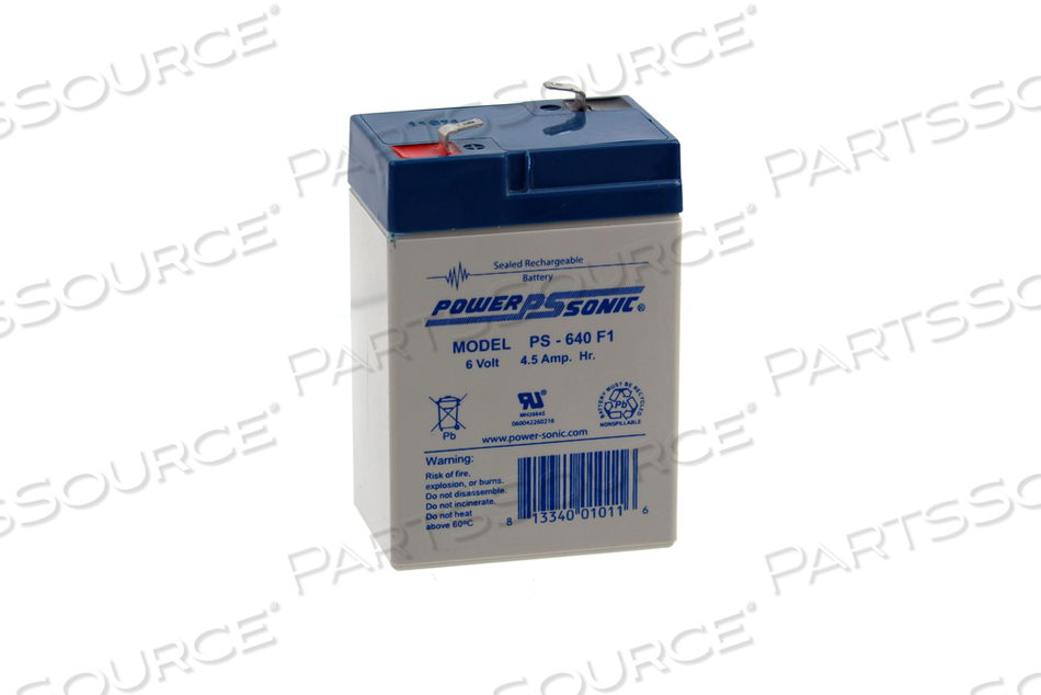 POWERSONIC PS-640 LEAD ACID BATTERY 