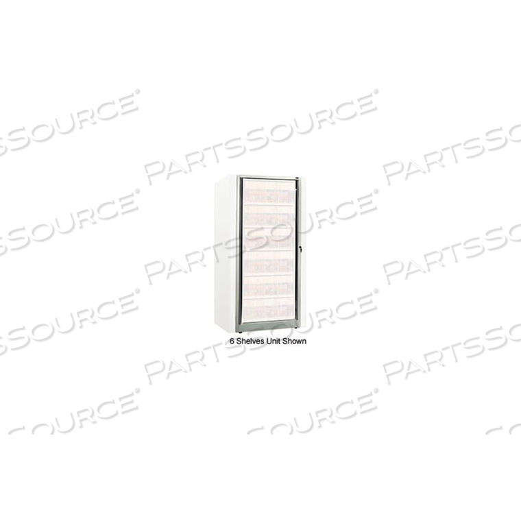 ROTARY FILE CABINET COMPONENTS, BASE ADDER UNIT, LEGAL, 8-HIGH, LIGHT GRAY by Datum Filing