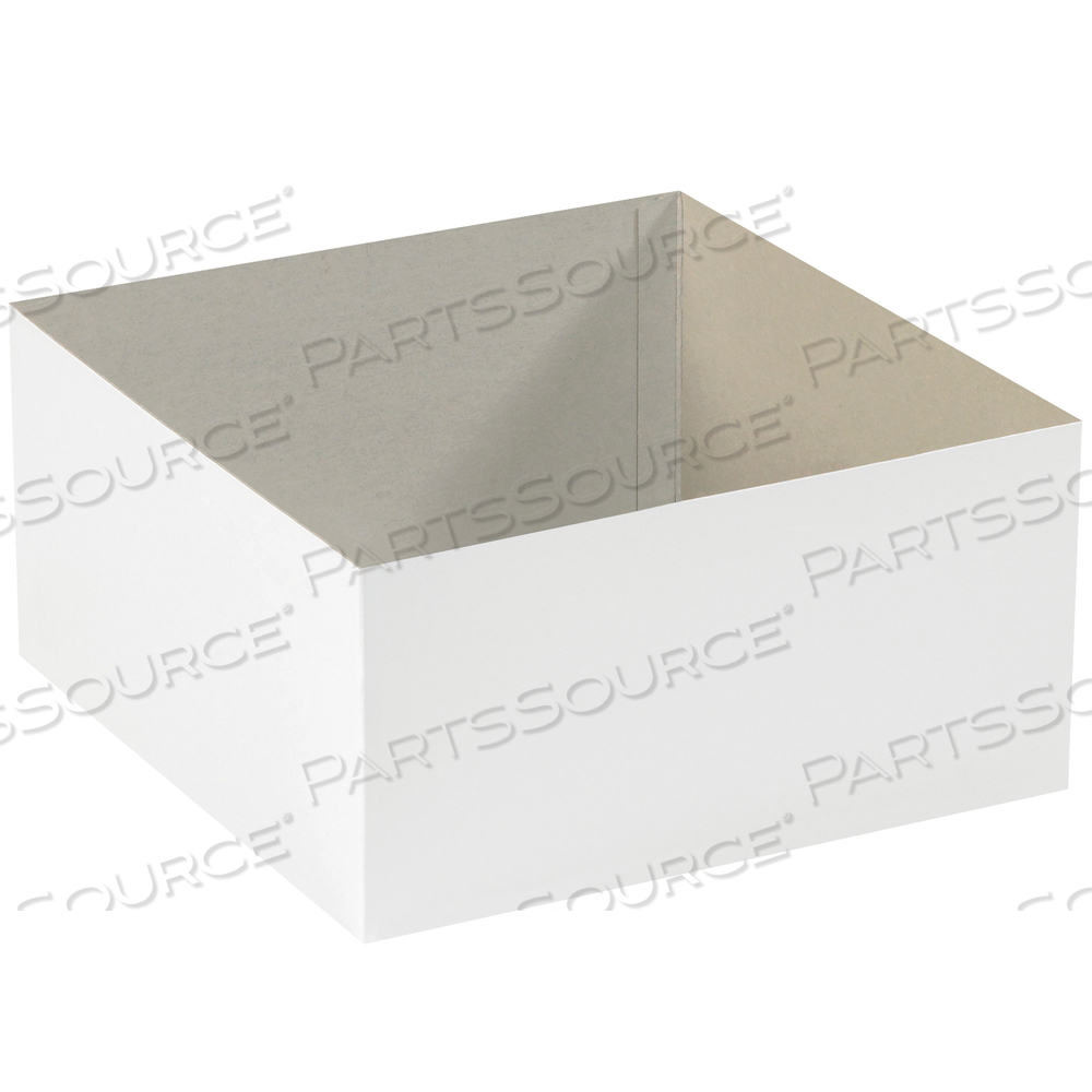 DELUXE GIFT BOX BOTTOMS, 12" X 12" X 6", WHITE, 50/CASE by BOX Partners (Box Acquisitions, LLC)