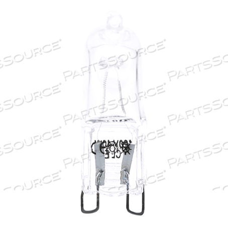 BULB, HALOGEN, 40W 120V, G9 