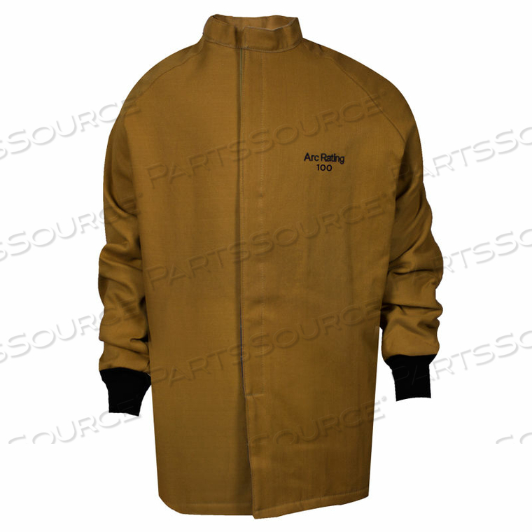 ARCGUARD 100 CAL NOMEX/KEVLAR ARC FLASH COAT, 2XL, CARAMEL, C04KDQE032XL32 by National Safety Apparel