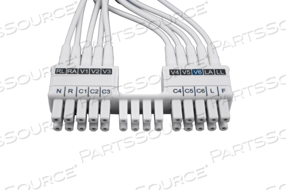 MORTARA 10 LEAD ADULT/PEDIATRIC BANANA PLUG REPLACEMENT LEADWIRE 