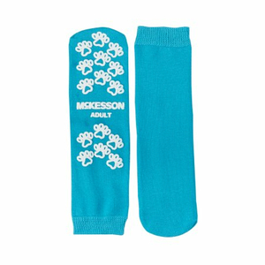 TERRIES™ ADULT SLIPPER SOCKS, LARGE (48 PER CASE) by McKesson