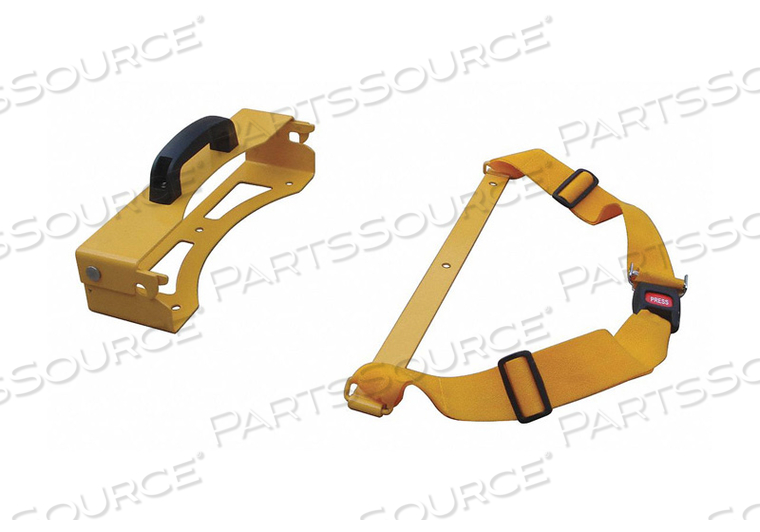 WALL MOUNTING STRAP YELLOW 2 H by Medsource