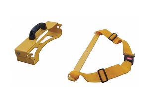 WALL MOUNTING STRAP YELLOW 2 H by Medsource WALL MOUNTING STRAP YELLOW 2 H by Medsource