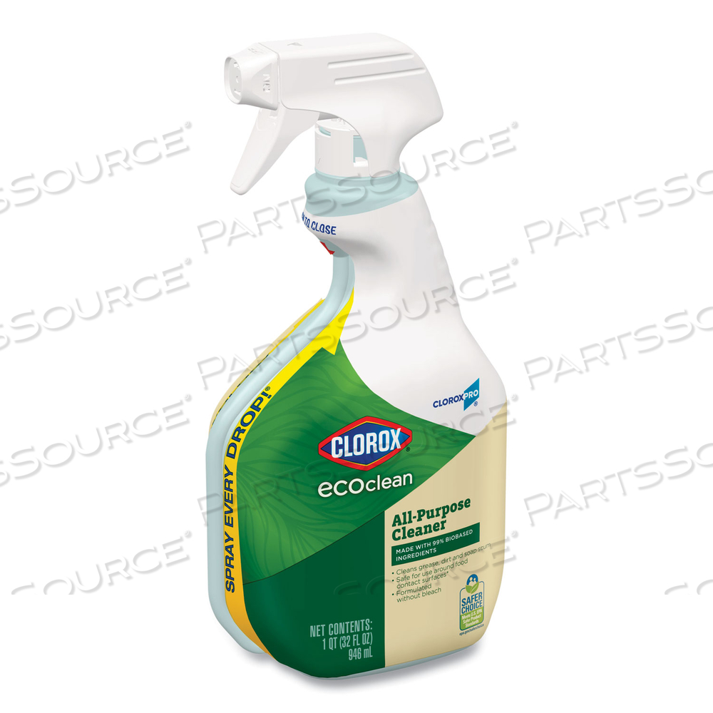CLOROX PRO ECOCLEAN ALL-PURPOSE CLEANER, UNSCENTED, 32 OZ SPRAY BOTTLE by Clorox