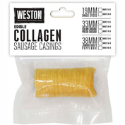 EDIBLE COLLAGEN CASING 38 MM (FOR 15 LBS) by Weston Brands, LLC