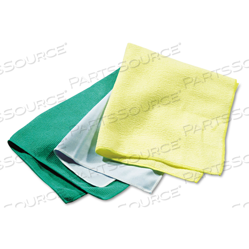 REUSABLE CLEANING CLOTHS, MICROFIBER, 16 X 16, YELLOW by Rubbermaid Medical Division REUSABLE CLEANING CLOTHS, MICROFIBER, 16 X 16, YELLOW by Rubbermaid Medical Division