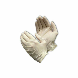 AMBI-DEX 62-322PF INDUSTRIAL GRADE LATEX GLOVES, POWDER-FREE, WHITE, S, 100/BOX by Protective Industrial Products