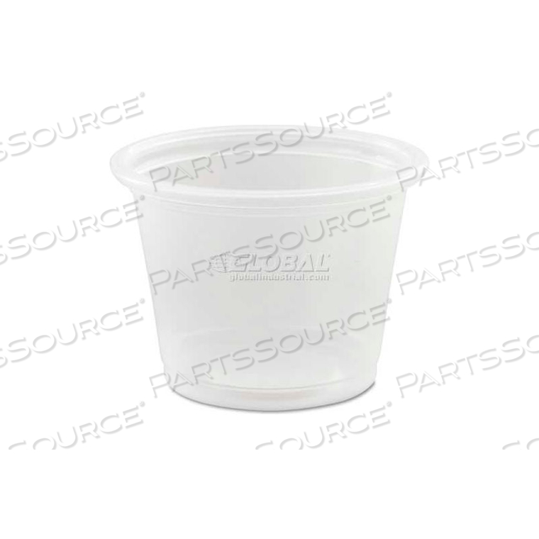CONEX POLYPROPYLENE PORTION CONTAINER, TRANSLUCENT, 1 OZ., 125/BAG, 20/BAGS CARTON by Dart Container Corporation