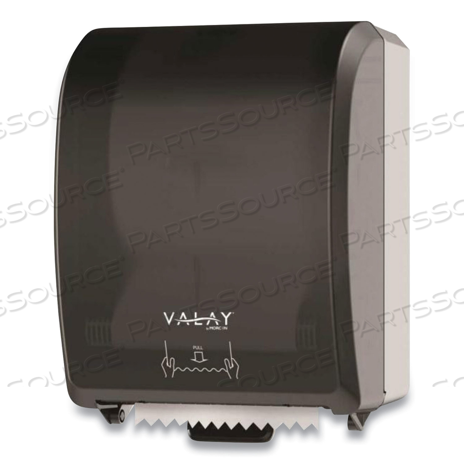 VALAY CONTROLLED TOWEL DISPENSER, I-NOTCH, 12.3 X 9.3 X 15.9, BLACK 