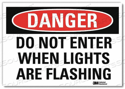 SIGN DO NOT ENTE 10 X14 by Lyle Signs Inc.